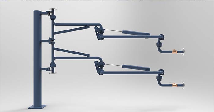 液上裝卸車鶴管圖 液上裝卸車鶴管圖